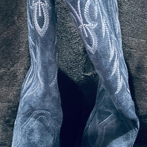 Shyanne NWT Navy and Tan Women size 10 Cowboy Boots - Picture 6 of 7